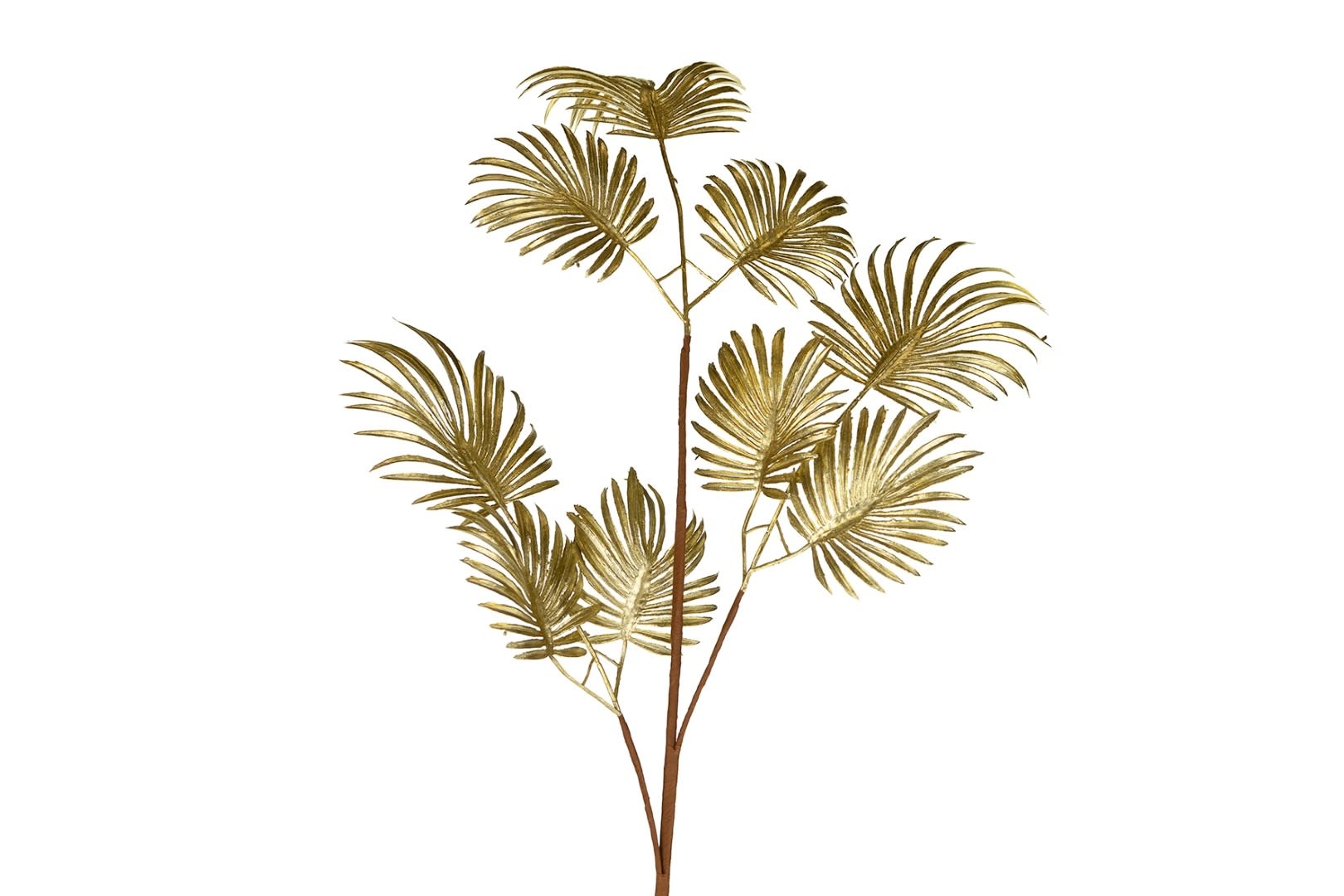 Dijk Palm leaves branch artificial gold  90cm