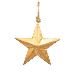 house of seasons Star Ornament Gold - d15cm