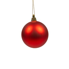 Matte Red Ball Ornament - 3"