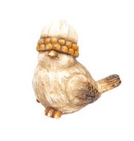 Ceramic Bird Figure - Brown - L21xw15xh22cm