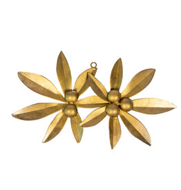 Ornament Leaves Gold 19cm