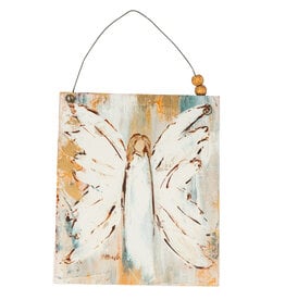 Angel Wooden Ornament - 6"
