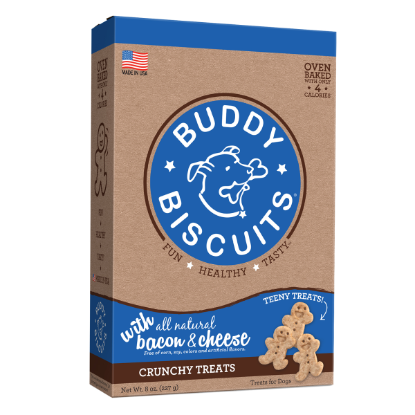 Buddy Biscuits BB Crunchy Teeny Treats Bacon & Cheese 8oz