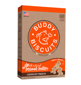 Buddy Biscuits BB Crunchy Teeny Treats Peanut Butter 8 oz