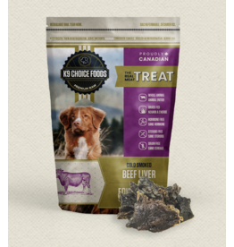 K9 Choice Frozen Cold Smoked Beef Liver