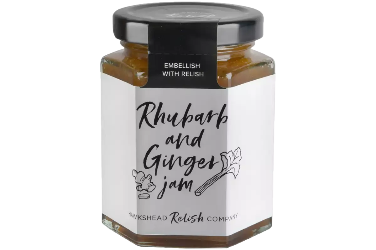 Hawkshead Hawkshead Relish Rhubarb Ginger Jam 220g - single