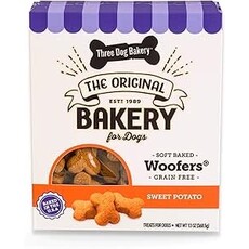 Three Dog Bakery Soft Baked Woofers GF Sweet Potato 13 oz