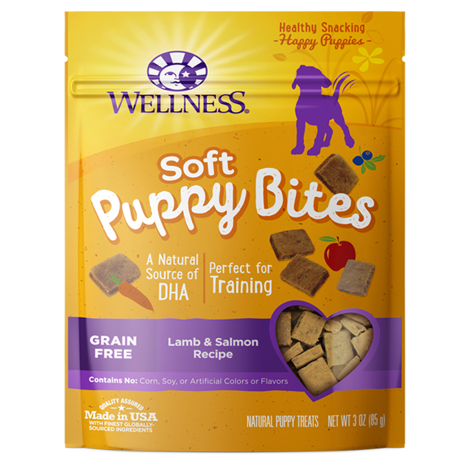 Wellness Soft Puppy Bites Lamb & Salmon 3oz