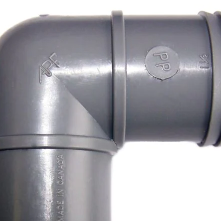 Dura Plastic - PVC 90 Elbow Insert 1 1/2" x 1 1/2"