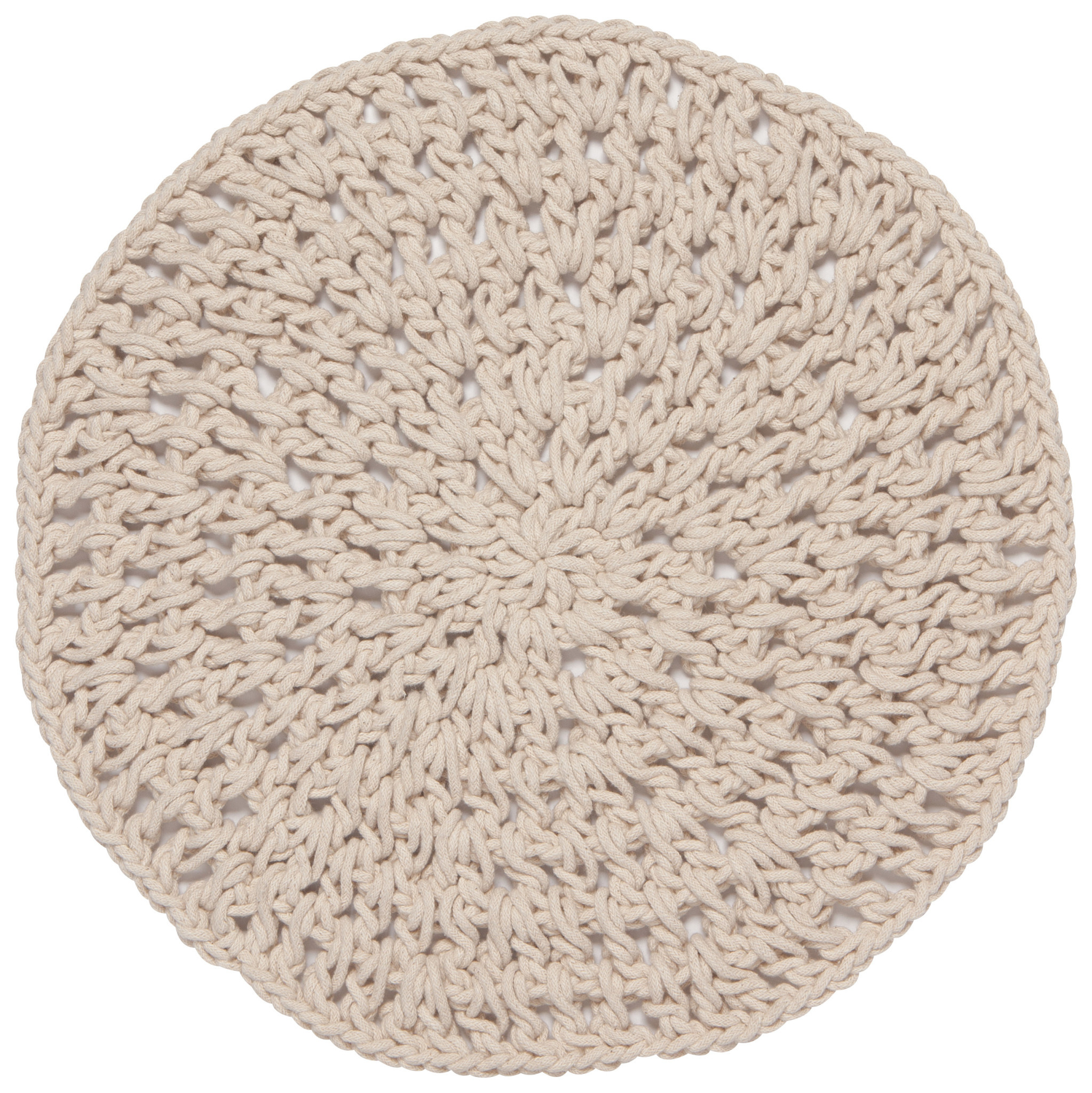 Danica Danica - Placemat Knotted Natural Round D15