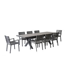 Sultan & Mayfair Patio Dining Set - 8 Chairs 1 Table