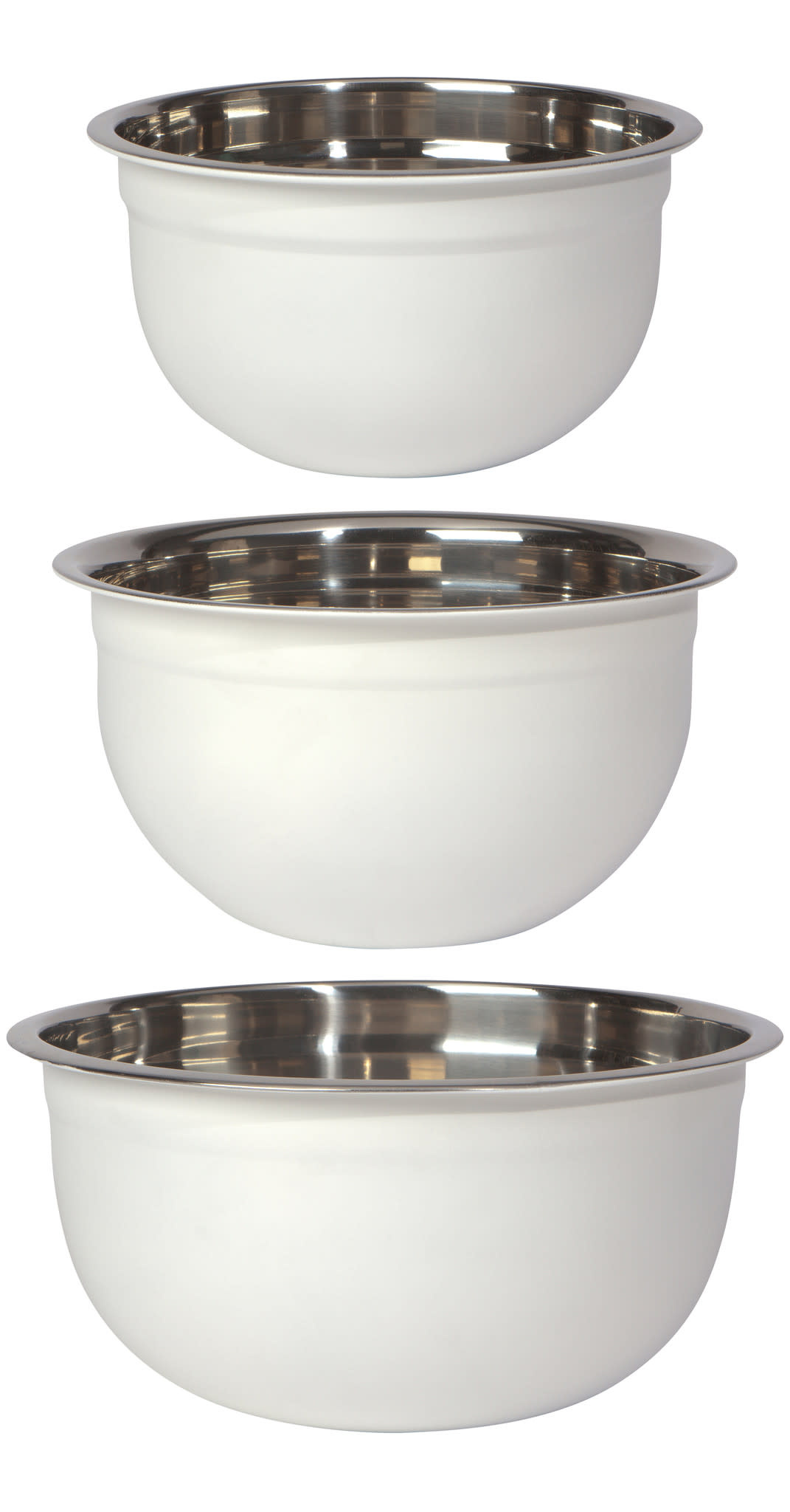 Danica - Set/3 Mixing Bowls White