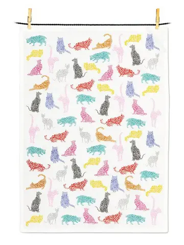 Danica Tea Towel - Cats - CDU 20 pc-Box