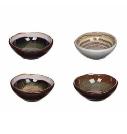 Mica Todi Bowl 4 assorted - h3,5xd11,5cm