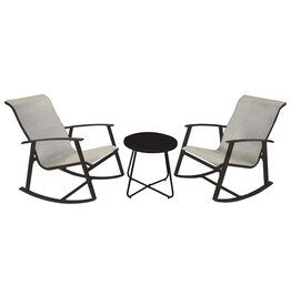 Rocking Furniture Chat Set - Aluminum Textilene