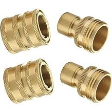 Shut Off Solid Brass Quick Connect One Female