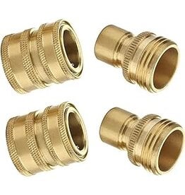 Shut Off Solid Brass Quick Connect One Female
