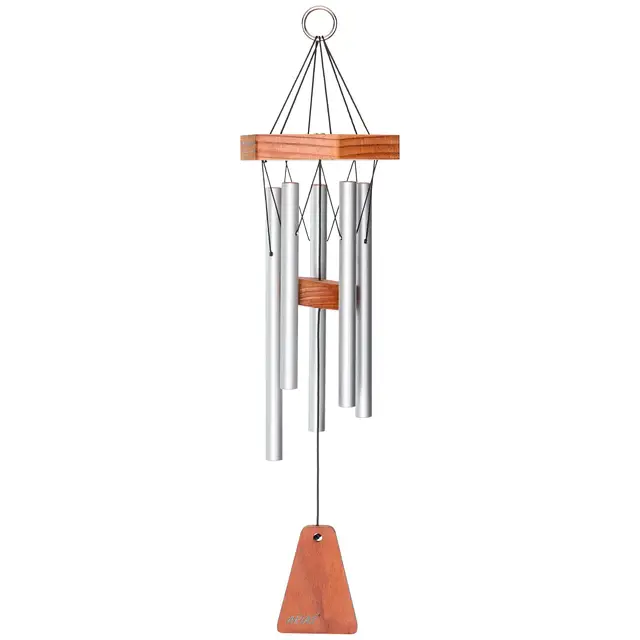 Arias WindChimes Arias Chime - 5 Tube - Satin - 17"