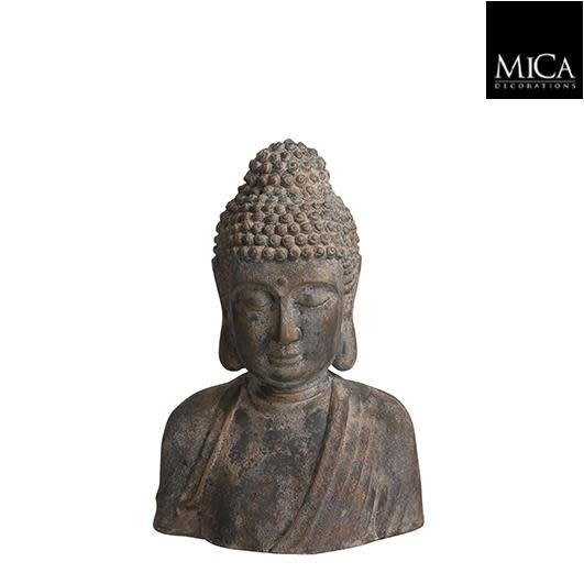 Mica Buddha Grey - l38xw23xh54cm