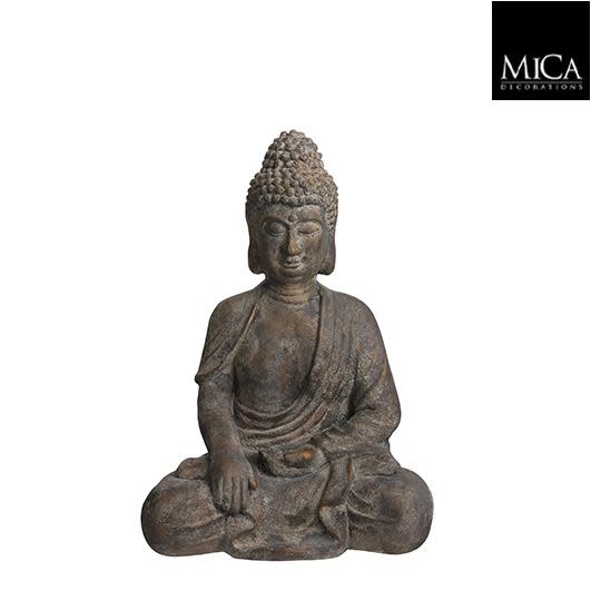 Mica Buddha Grey - l46xw33xh65cm
