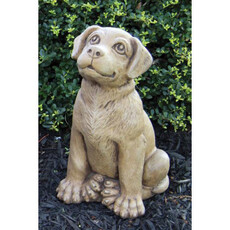 Massarelli's Garden Statue - Puppy Labrador Retiever 13"
