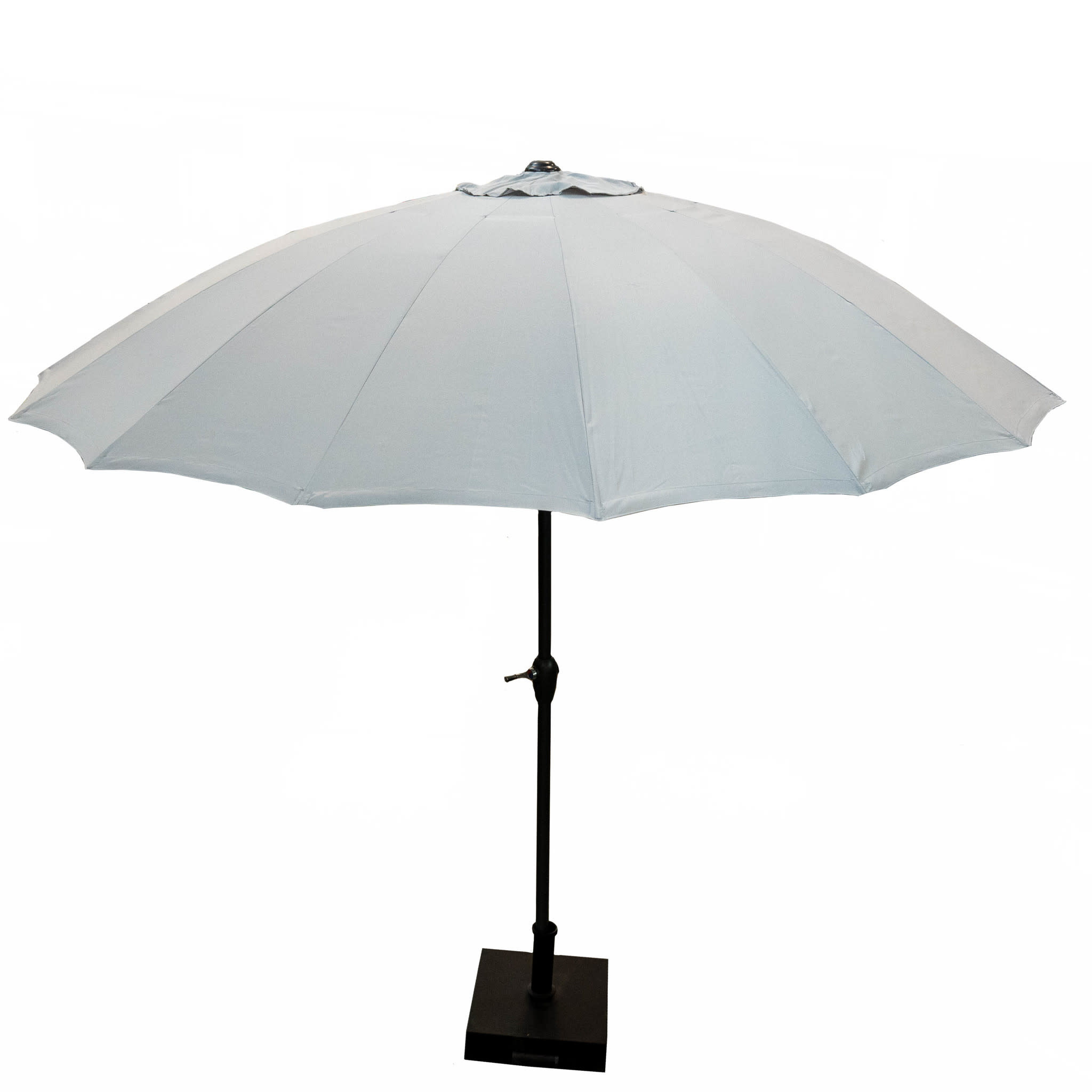 Umbrella Shanghai - 8.85 ft -Tilt with Wind Up - Grey