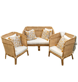Van Der Leeden Daybed Webbing Bench and Two Chairs - 3pc Set - $800 CLEARANCE FINAL SALE