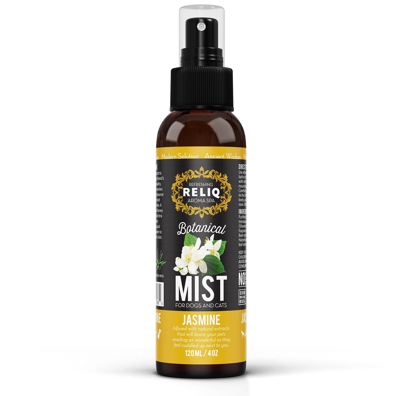 Reliq Pet Deodorant Botanical Mist Jasmine - 120ml