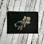 Screen Printed Milkweed Pouch By Titanium Badseed