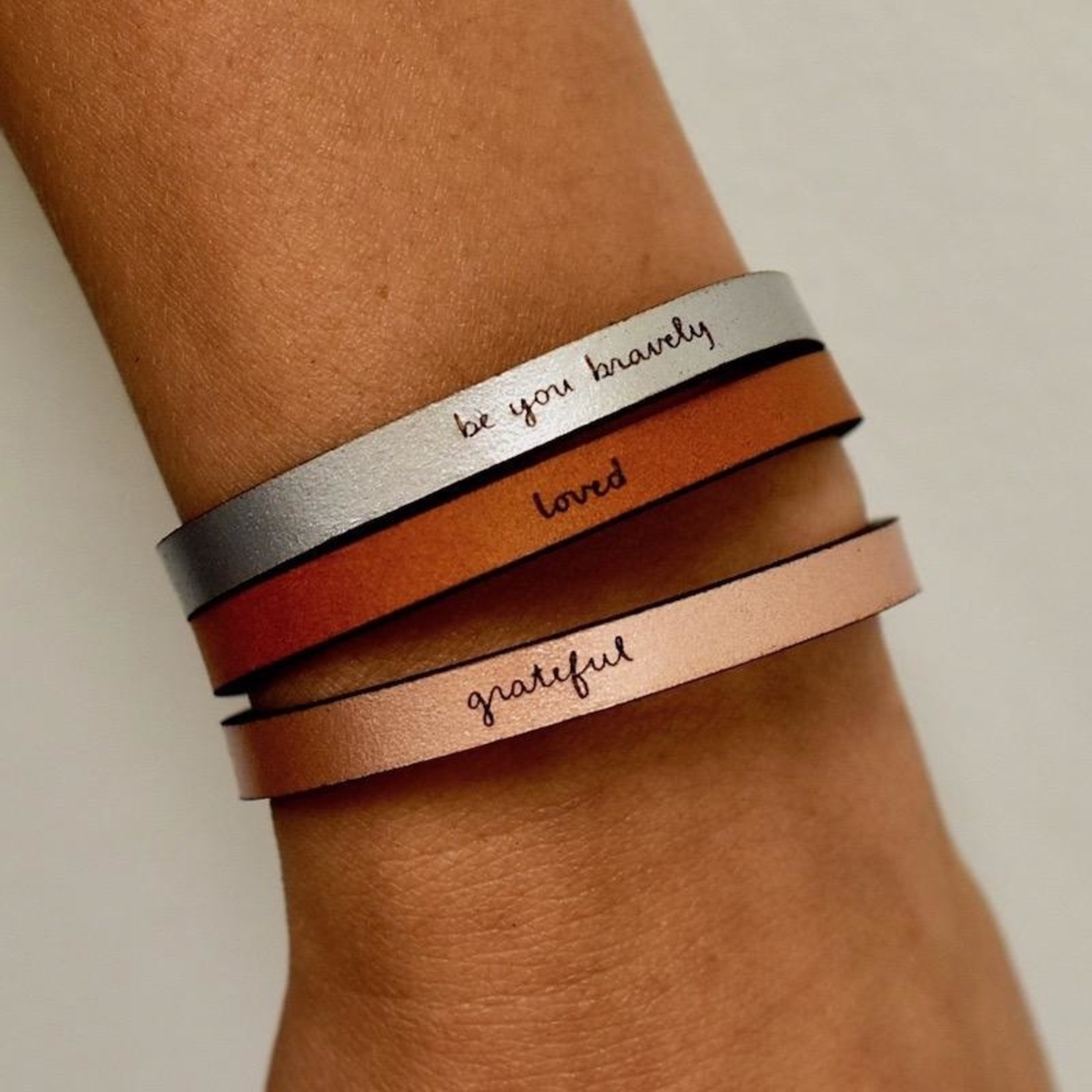 Laureldenise Leather Bracelets 2024 www.alhudapk