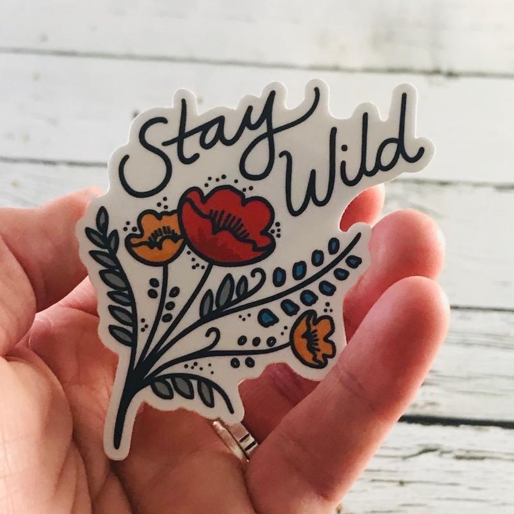 Stay Wild Wildflowers Stickers DNO