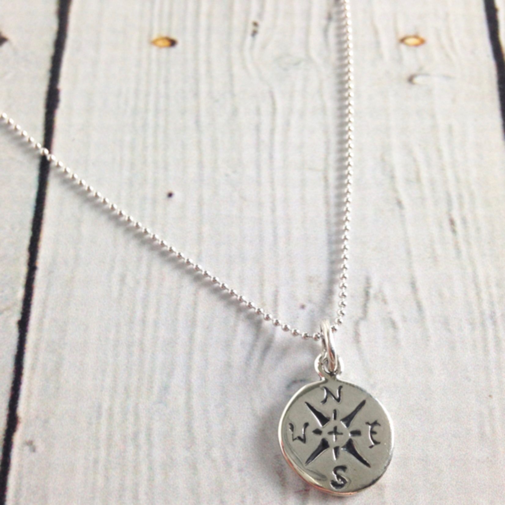 Sterling Silver Journey (Compass) Necklace