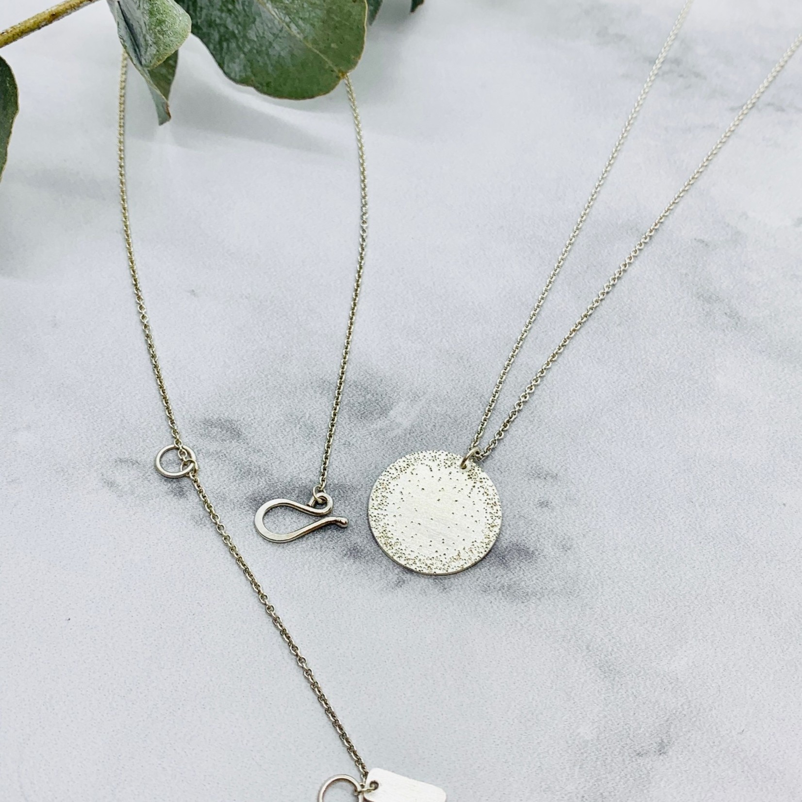 Sterling Silver Diamond Dusted Small 