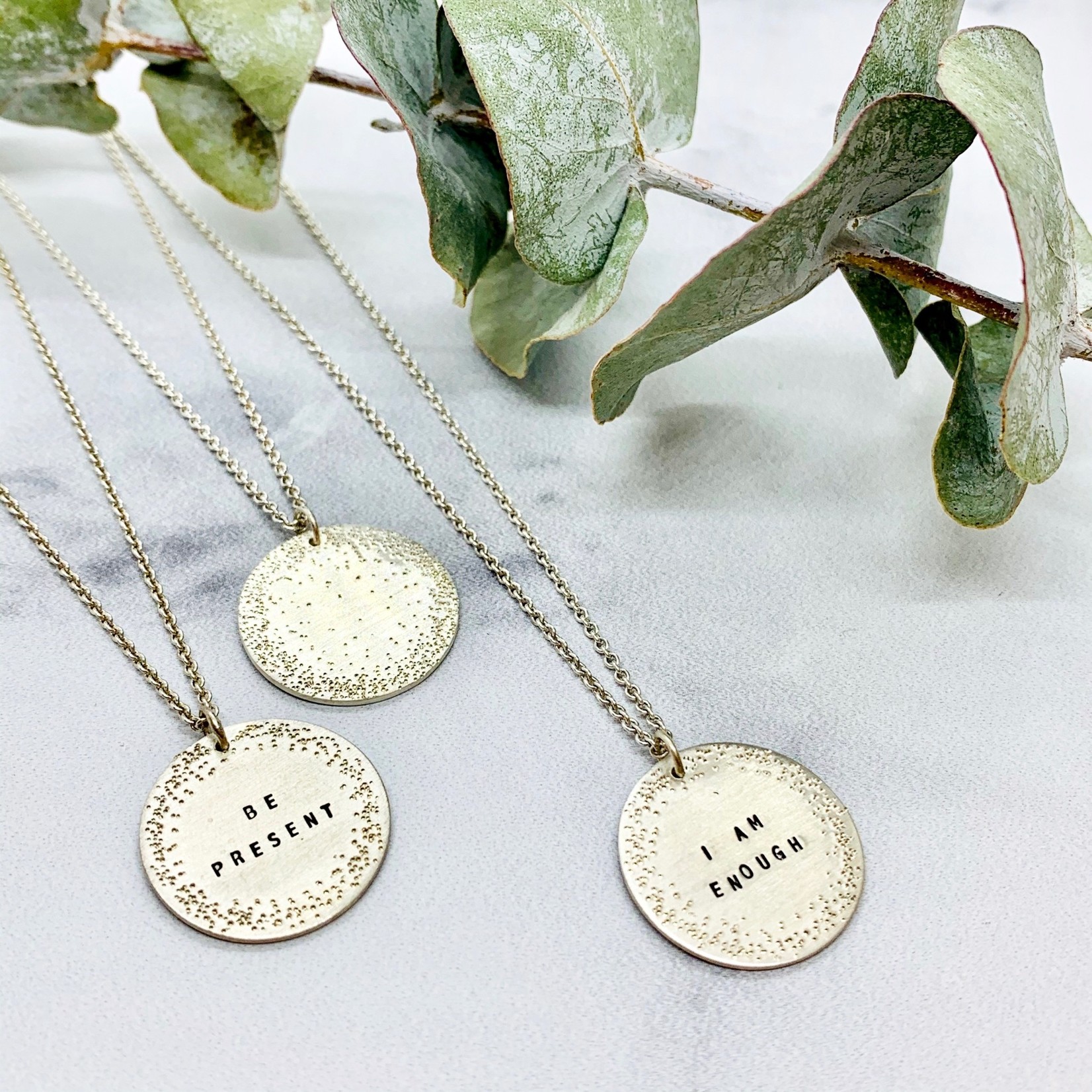 Sterling Silver Diamond Dusted Small 