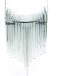 Kinetic Pointy Glass Bib Necklace in