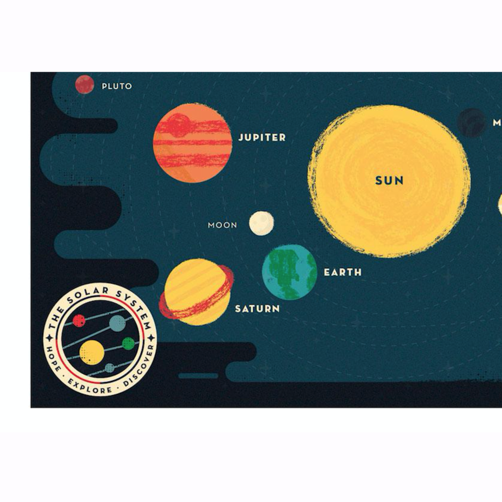 Solar System 18"x24" Print