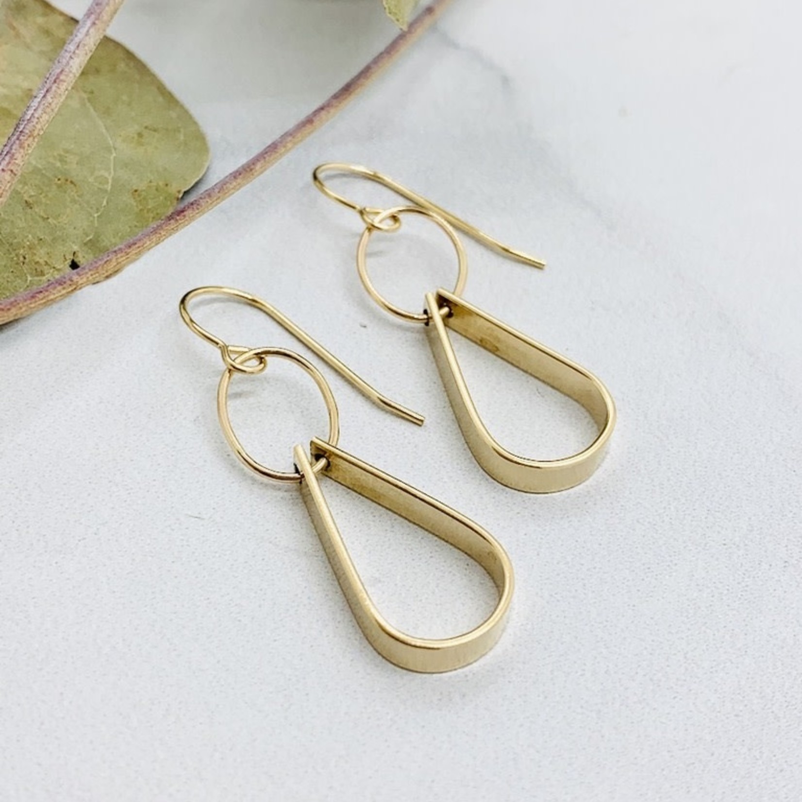 Handmade 14kt Gold Filled Double Drop Earring