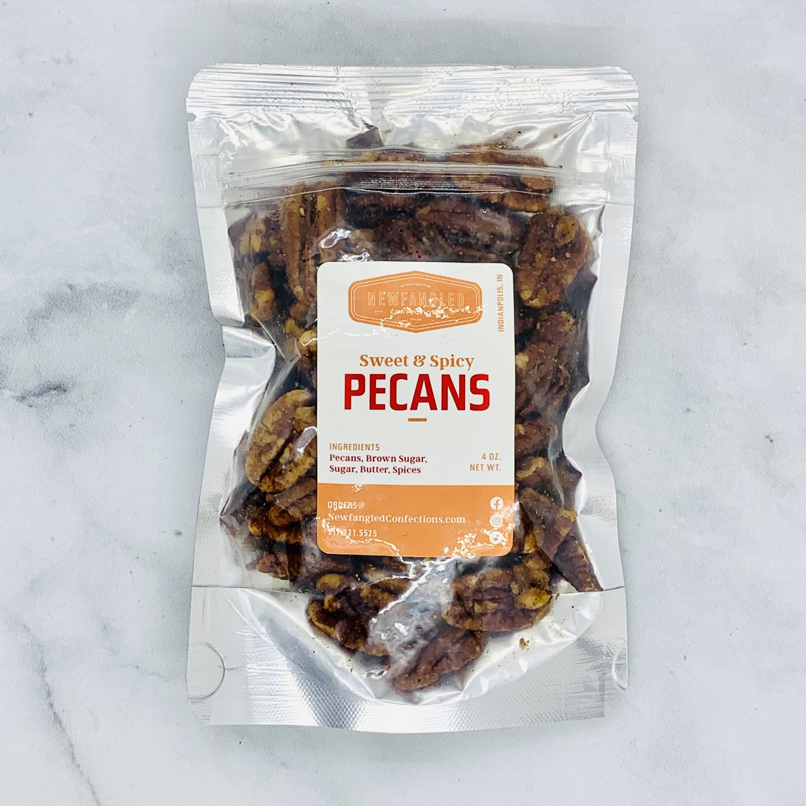 4oz Bag of Sweet & Spicy Pecans by Newfangled Confections