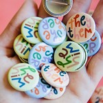 Twentysome Design Colorful Pronoun Pin