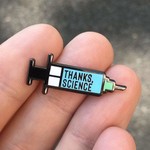 Thanks, Science Mini Vaccine Syringe Pin