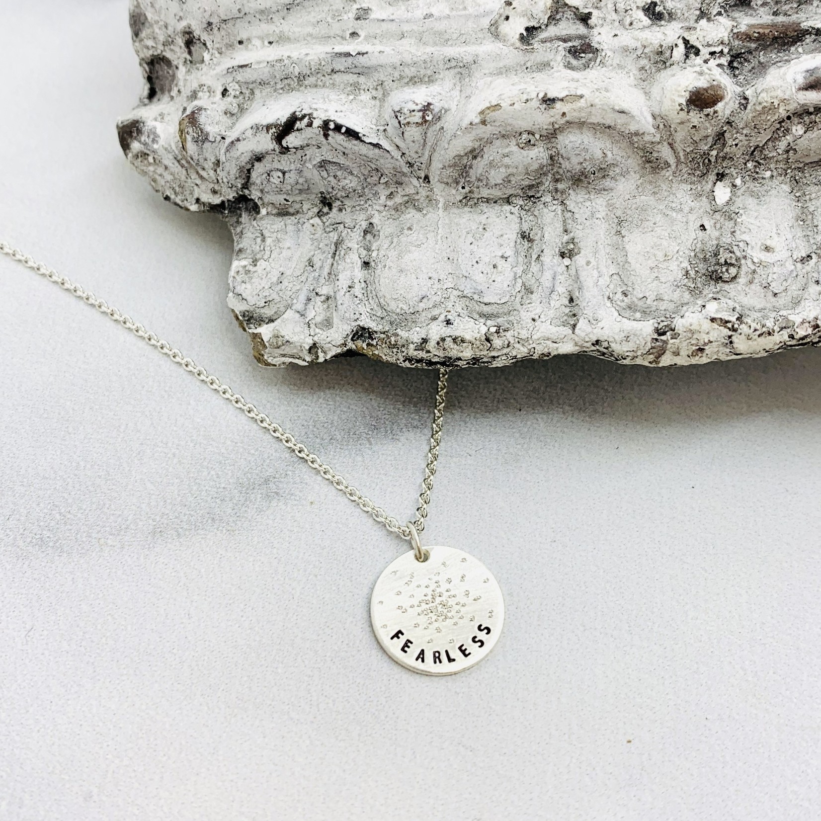 Diamond Dusted Silver Mini Coin 