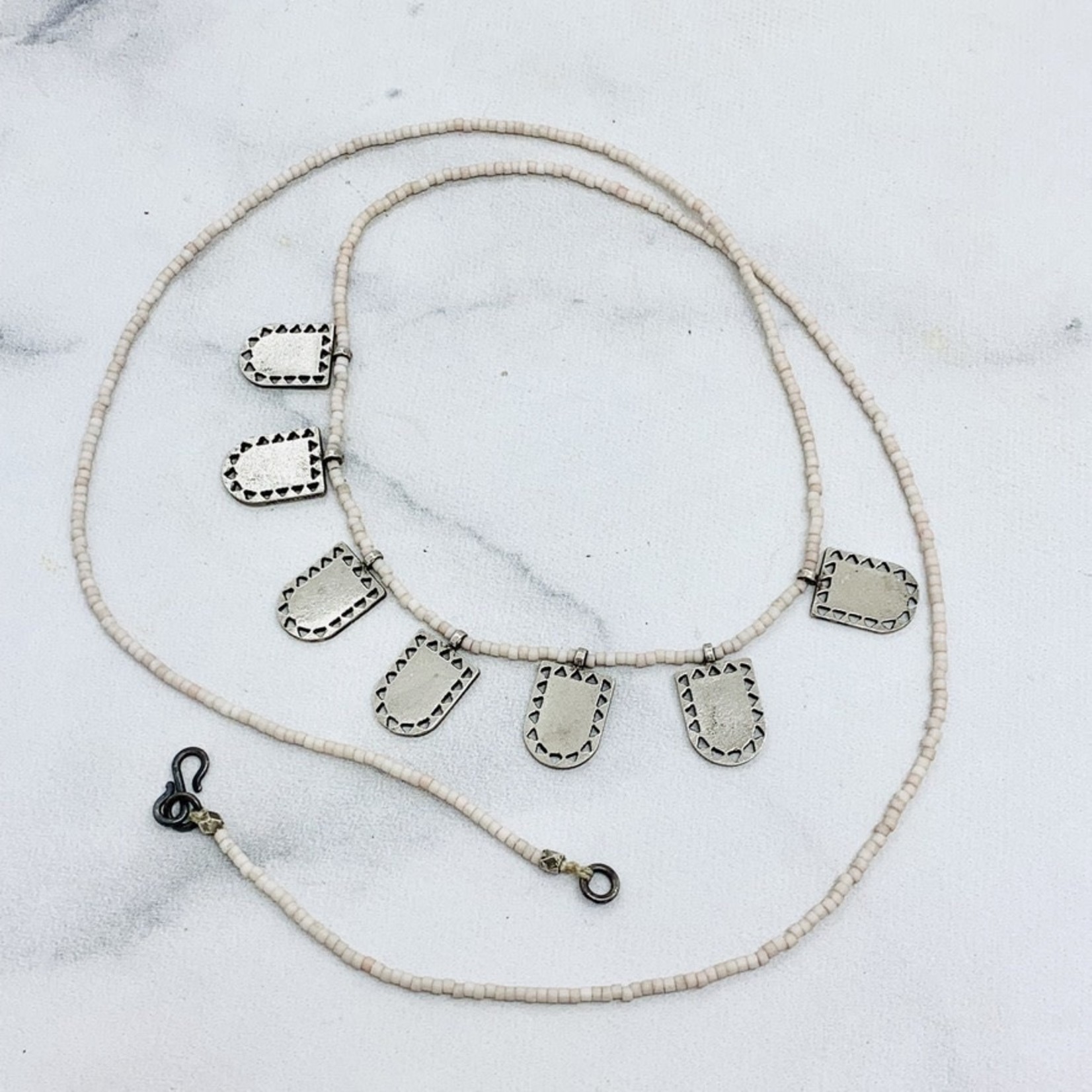 Silver Closed Portal Necklace by Molly M. Designs