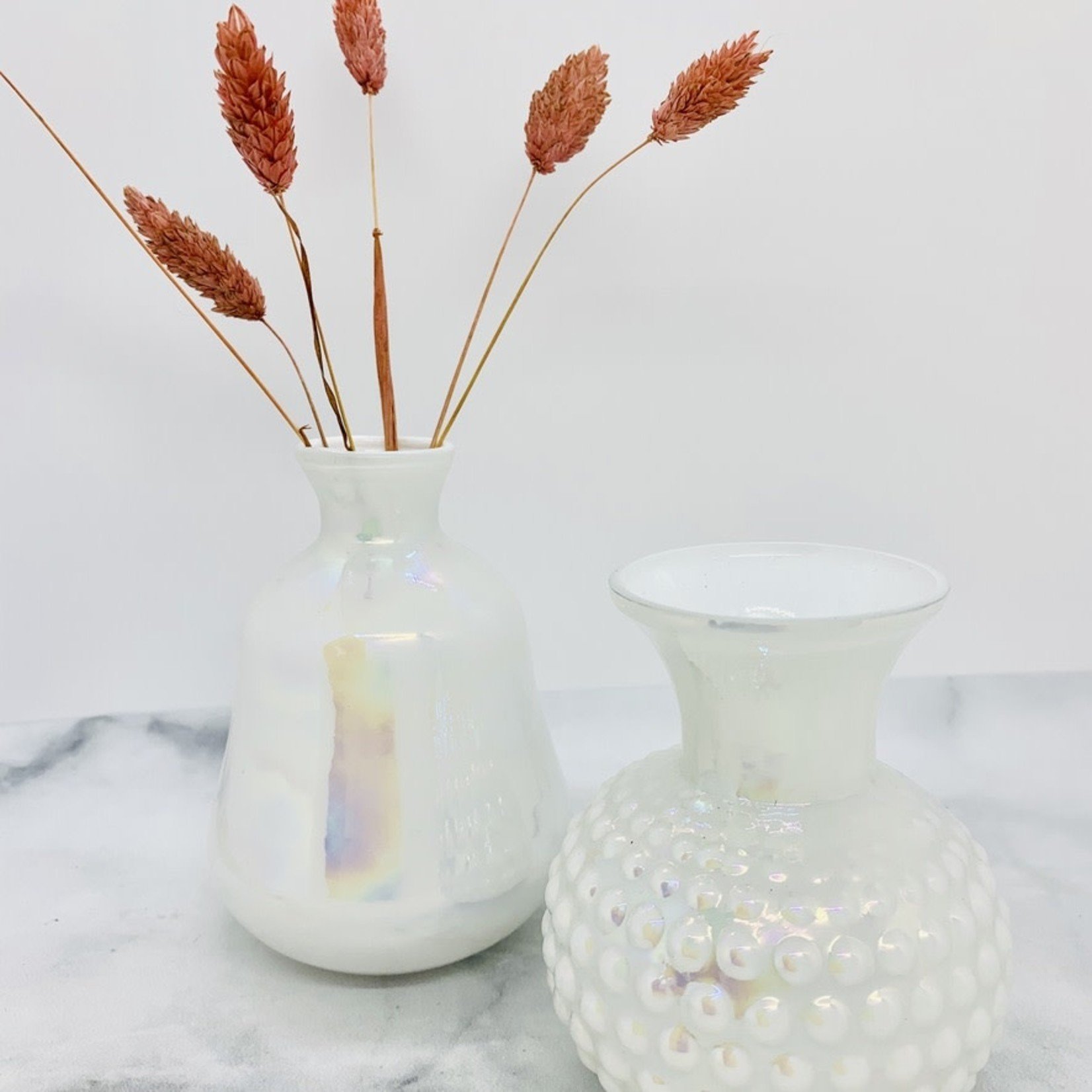 White Opalescent Glassware