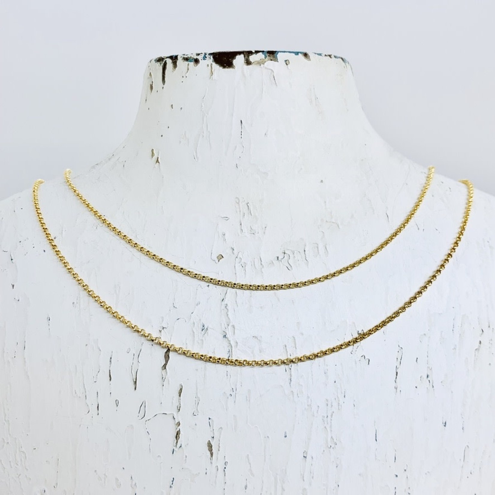 Gold Filled Rolo Chain Necklace