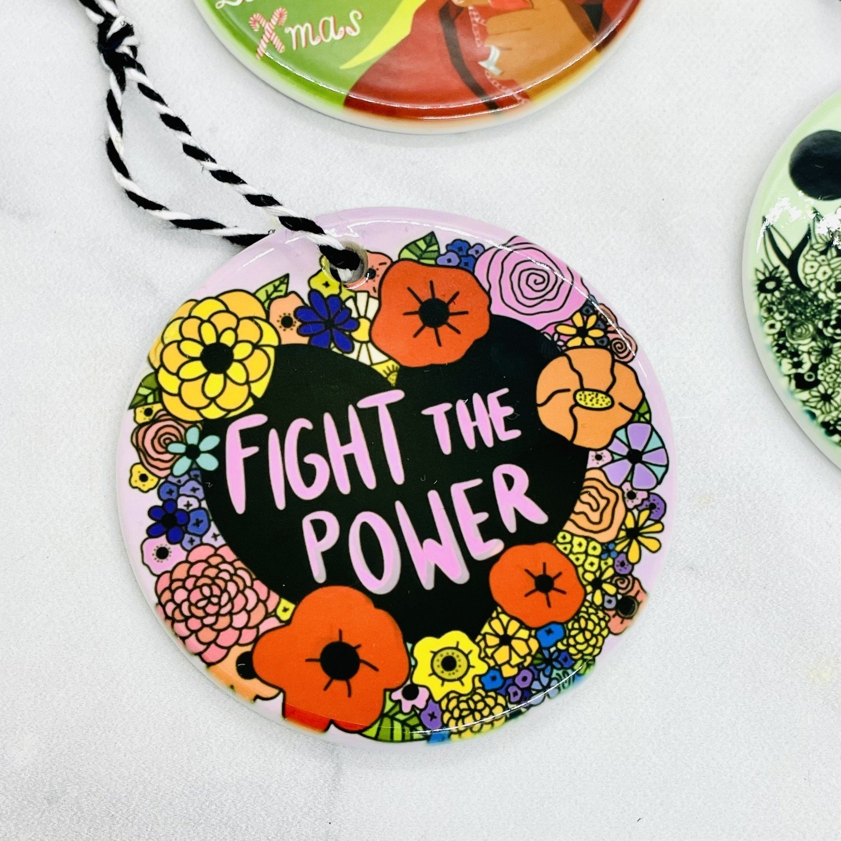Fight The Power Ornament