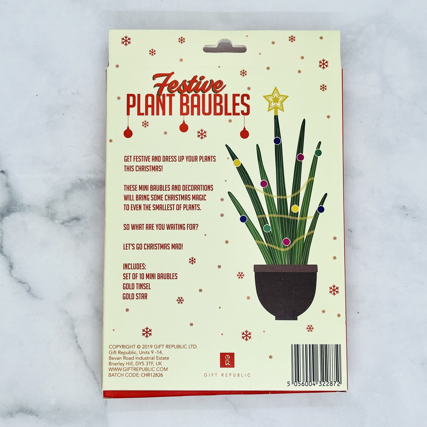 Gift Republic Festive Plant Baubles