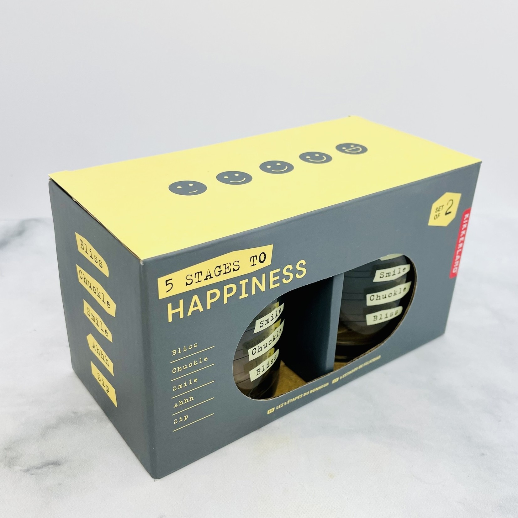 Five Stages to Happiness Glasses