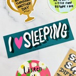 I Heart Sleeping Bumper Sticker