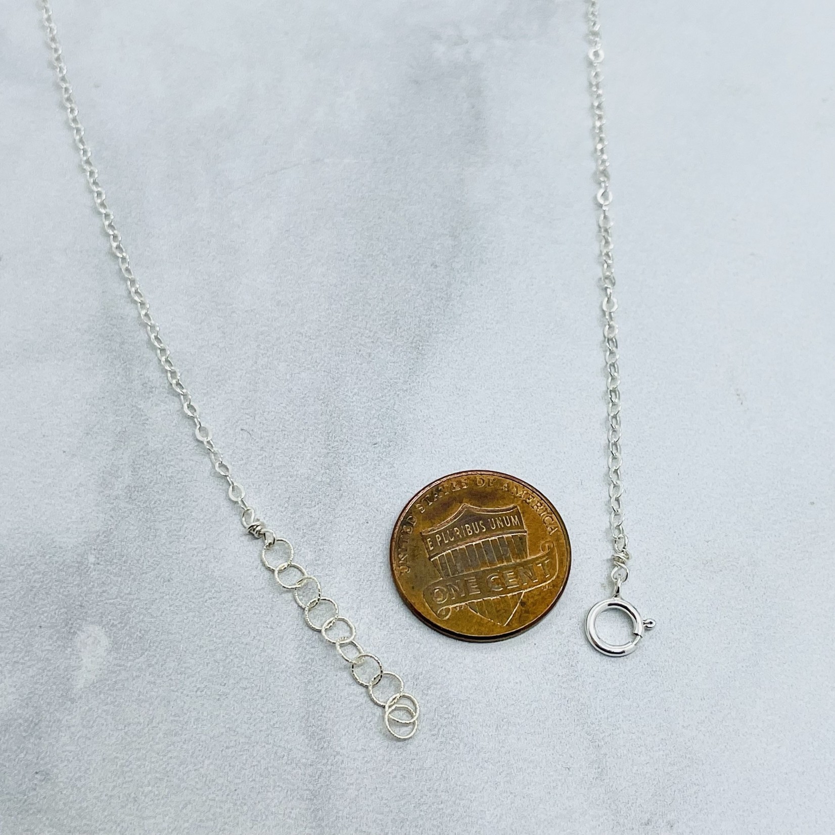 Judy Brandon Jewelry Garnet and Sterling Silver Asymmetrical Necklace