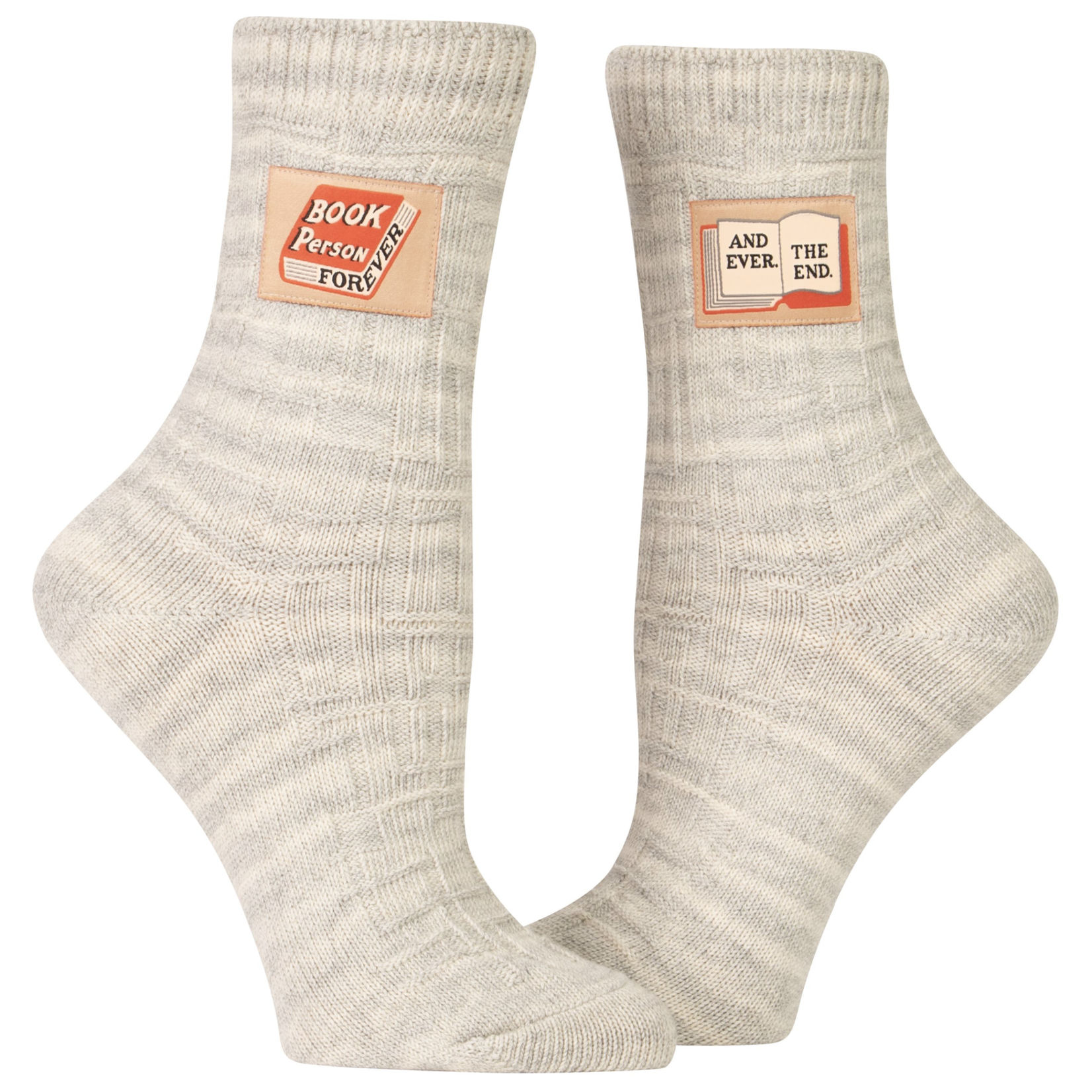 Book Person Forever Tag Socks